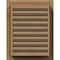 Ekena Millwork Vertical Gable Vent Functional, Western Red Cedar Gable Vent w/ Brick Mould Face Frame, 26"W x 20"H GVWVE26X2000RFUWR - alternate 3